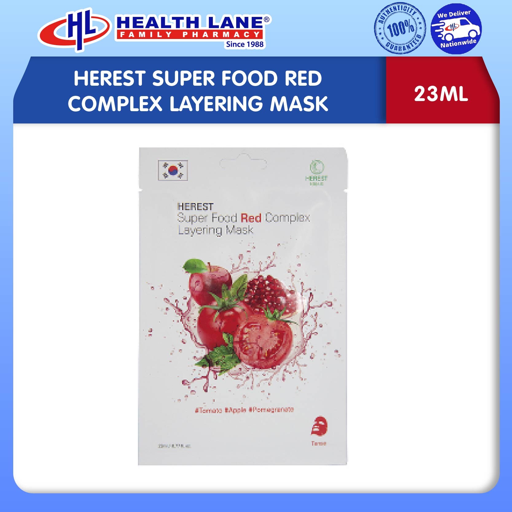 HEREST SUPER FOOD RED COMPLEX LAYERING MASK (23ML)